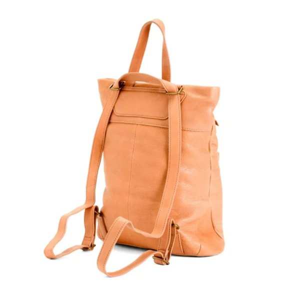 Aspen Tan Leather Convertible Leather Backpack main image 6